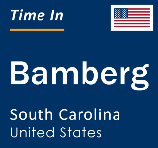 Current local time in Bamberg, South Carolina, United States