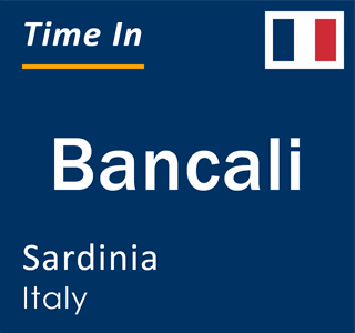 Current local time in Bancali, Sardinia, Italy