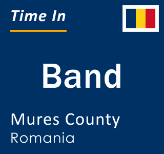 Current local time in Band, Mures County, Romania