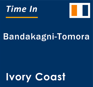 Current local time in Bandakagni-Tomora, Ivory Coast