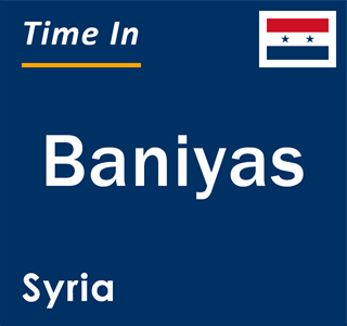 Current local time in Baniyas, Syria