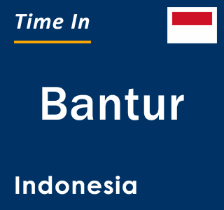 Current local time in Bantur, Indonesia