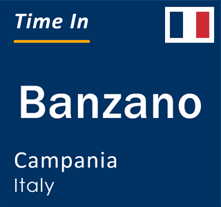 Current local time in Banzano, Campania, Italy