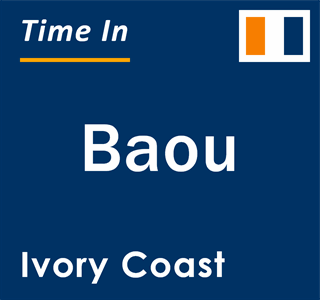 Current local time in Baou, Ivory Coast