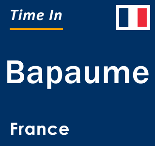 Current local time in Bapaume, France