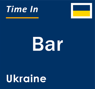 Current local time in Bar, Ukraine