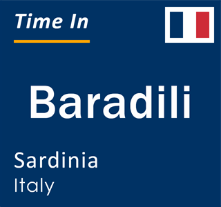 Current local time in Baradili, Sardinia, Italy