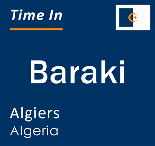 Current local time in Baraki, Algiers, Algeria