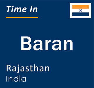 Current local time in Baran, Rajasthan, India