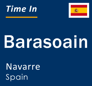 Current local time in Barasoain, Navarre, Spain