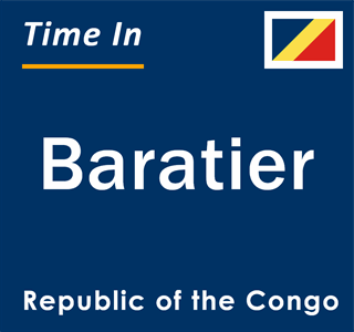 Current local time in Baratier, Republic of the Congo