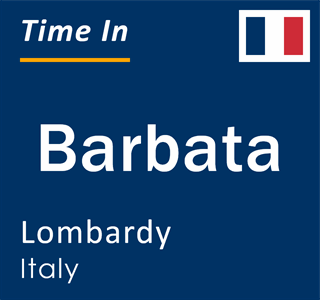 Current local time in Barbata, Lombardy, Italy