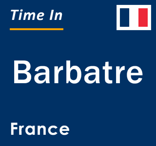 Current local time in Barbatre, France