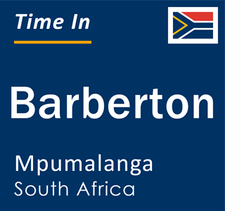 Current local time in Barberton, Mpumalanga, South Africa