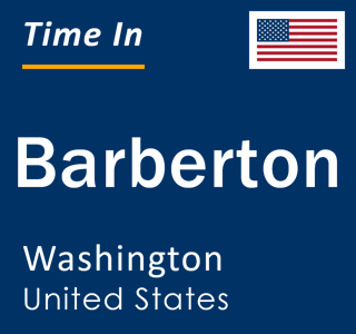 Current local time in Barberton, Washington, United States