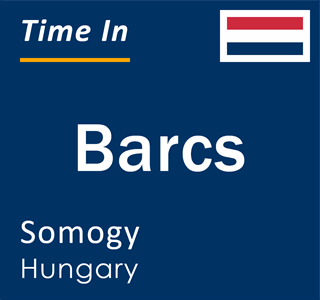 Current local time in Barcs, Somogy, Hungary