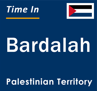 Current local time in Bardalah, Palestinian Territory