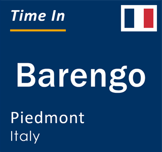 Current local time in Barengo, Piedmont, Italy