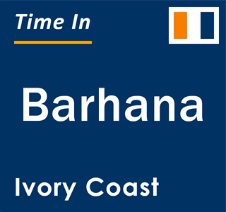 Current local time in Barhana, Ivory Coast