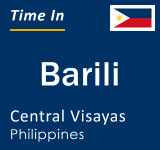 Current local time in Barili, Central Visayas, Philippines