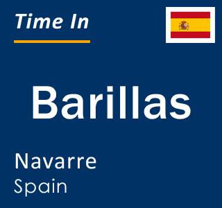Current local time in Barillas, Navarre, Spain