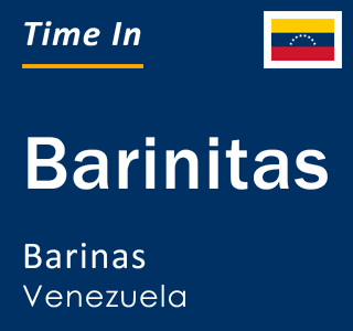 Current local time in Barinitas, Barinas, Venezuela