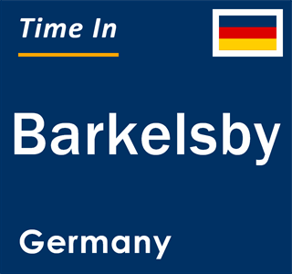 Current local time in Barkelsby, Germany