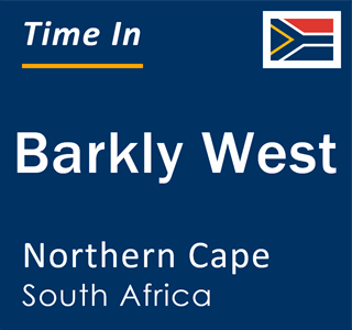 Current local time in Barkly West, Northern Cape, South Africa