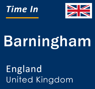 Current local time in Barningham, England, United Kingdom