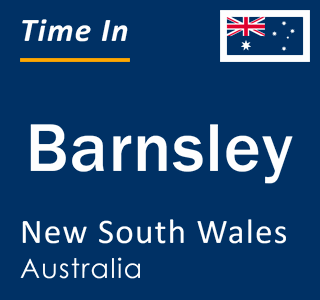 Current local time in Barnsley, New South Wales, Australia