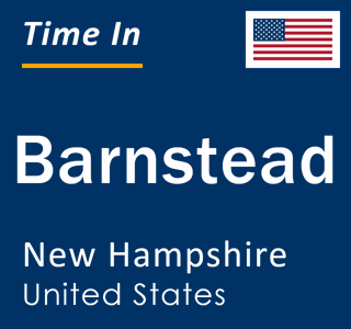 Current local time in Barnstead, New Hampshire, United States