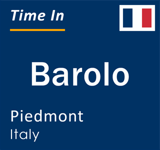 Current local time in Barolo, Piedmont, Italy