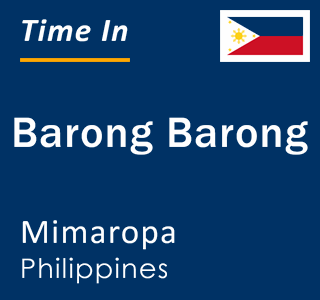 Current local time in Barong Barong, Mimaropa, Philippines