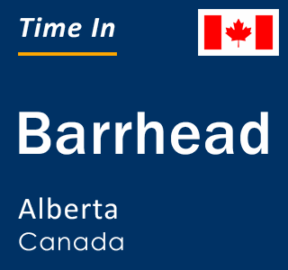 Current local time in Barrhead, Alberta, Canada