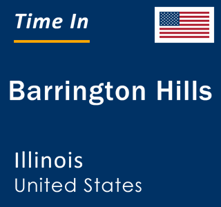 Current local time in Barrington Hills, Illinois, United States