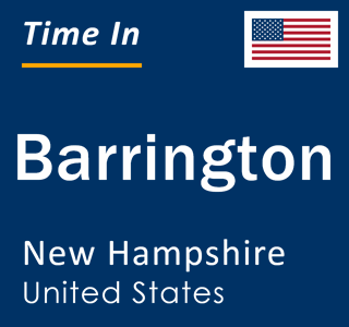 Current local time in Barrington, New Hampshire, United States