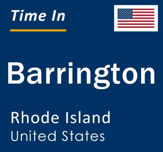 Current local time in Barrington, Rhode Island, United States