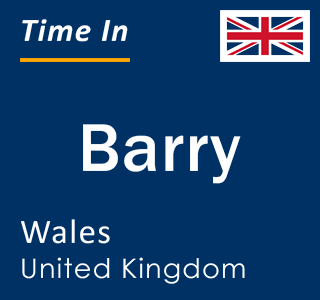Current local time in Barry, Wales, United Kingdom