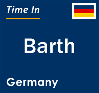 Current local time in Barth, Germany