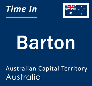Current local time in Barton, Australian Capital Territory, Australia