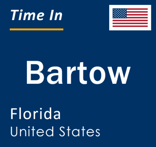 Current local time in Bartow, Florida, United States