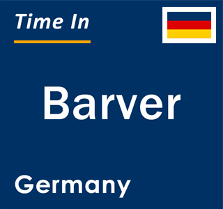 Current local time in Barver, Germany