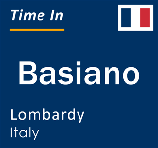 Current local time in Basiano, Lombardy, Italy