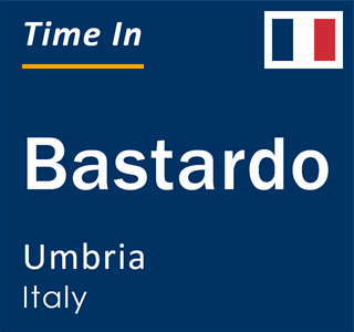 Current local time in Bastardo, Umbria, Italy