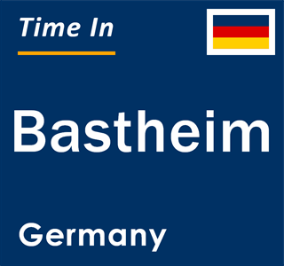 Current local time in Bastheim, Germany