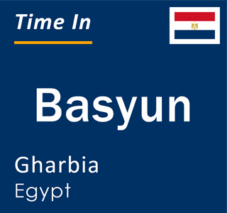 Current time in Basyun, Gharbia, Egypt