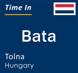 Current local time in Bata, Tolna, Hungary