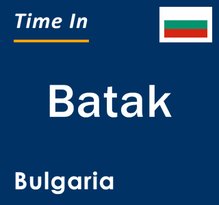 Current local time in Batak, Bulgaria