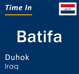 Current local time in Batifa, Duhok, Iraq