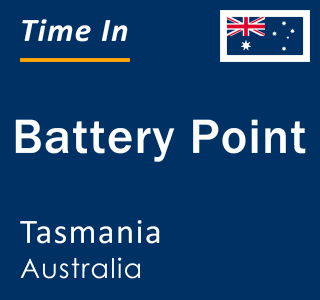 Current local time in Battery Point, Tasmania, Australia